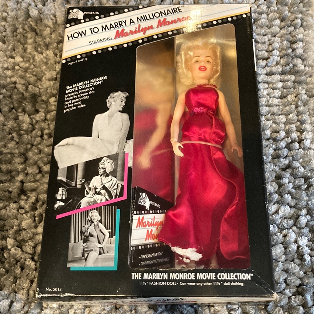 How to Marry A Millionaire Marylin Monroe doll